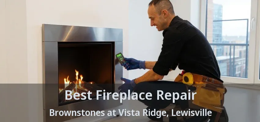 Best Fireplace Repair Brownstones at Vista Ridge, Lewisville - TX