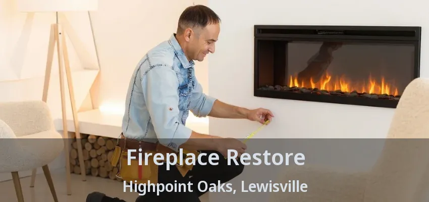 Fireplace Restore Highpoint Oaks, Lewisville - TX
