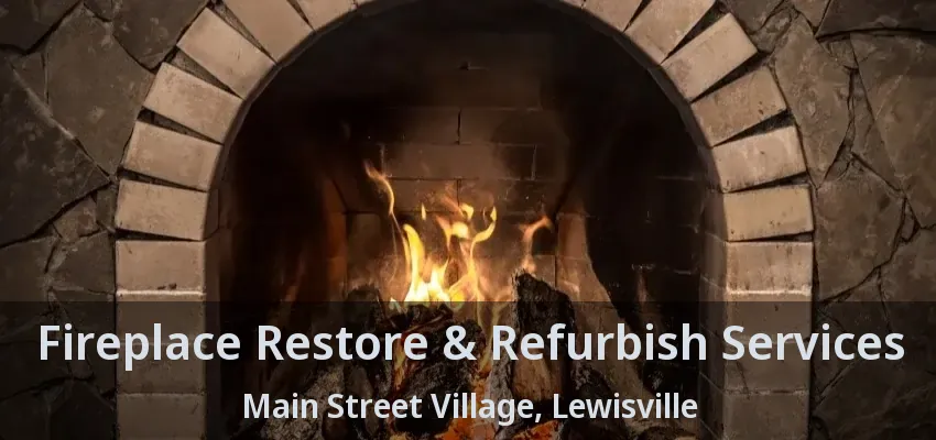 Fireplace Restore & Refurbish Services Main Street Village, Lewisville - TX