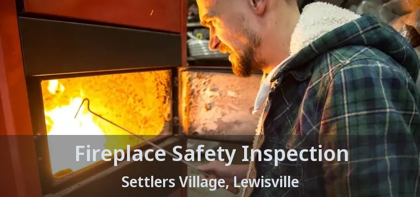 Fireplace Safety Inspection Settlers Village, Lewisville - TX
