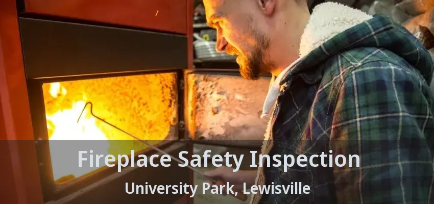 Fireplace Safety Inspection University Park, Lewisville - TX