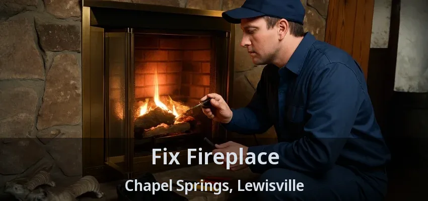 Fix Fireplace Chapel Springs, Lewisville - TX