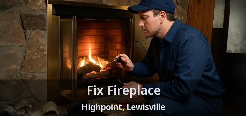 Fix Fireplace Highpoint, Lewisville - TX