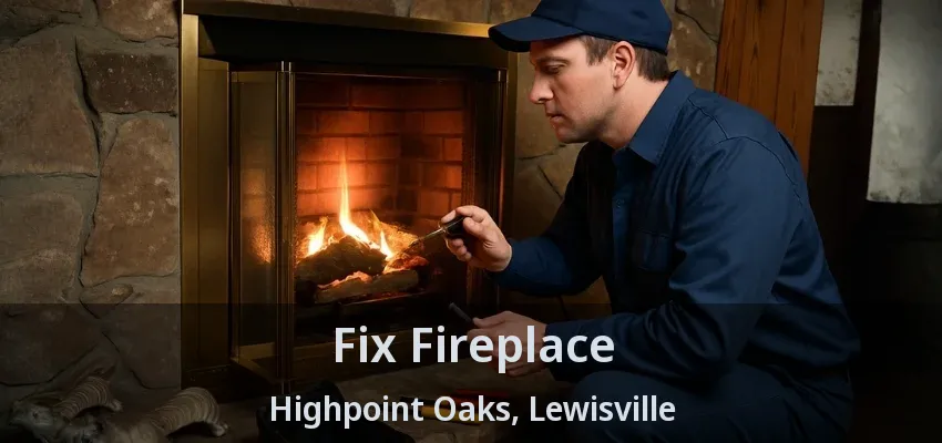 Fix Fireplace Highpoint Oaks, Lewisville - TX