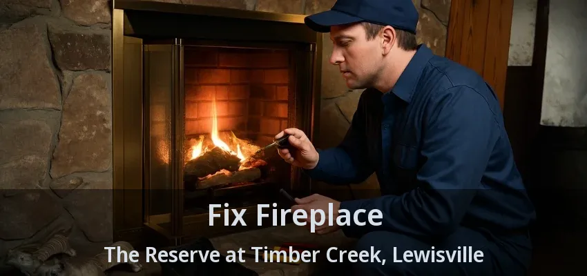 Fix Fireplace The Reserve at Timber Creek, Lewisville - TX