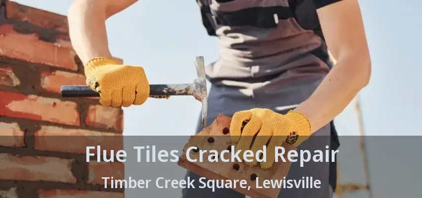 Flue Tiles Cracked Repair Timber Creek Square, Lewisville - TX