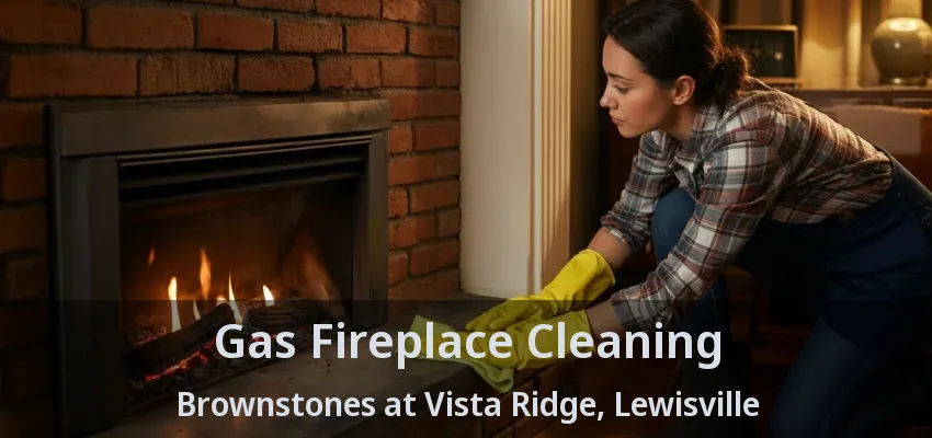 Gas Fireplace Cleaning Brownstones at Vista Ridge, Lewisville - TX