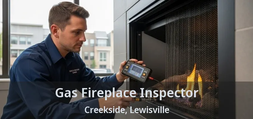 Gas Fireplace Inspector Creekside, Lewisville - TX