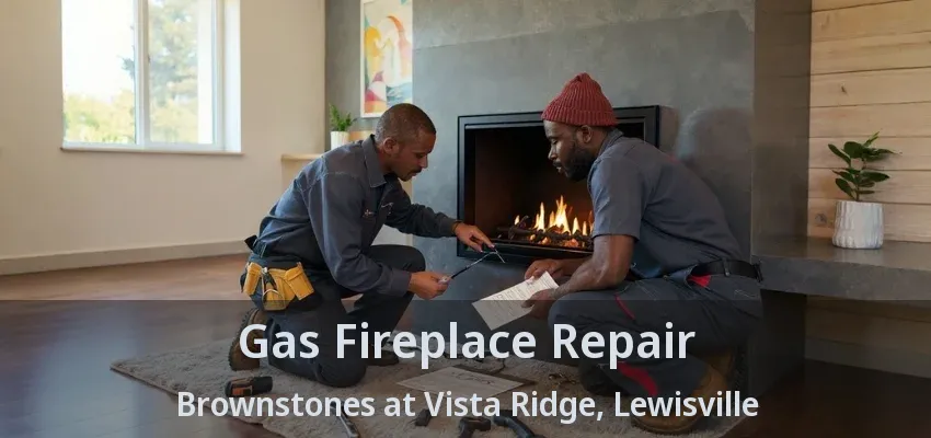 Gas Fireplace Repair Brownstones at Vista Ridge, Lewisville - TX