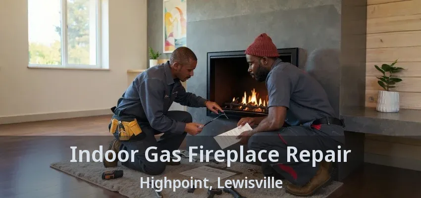 Indoor Gas Fireplace Repair Highpoint, Lewisville - TX