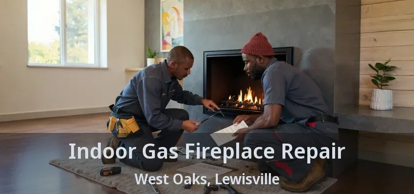 Indoor Gas Fireplace Repair West Oaks, Lewisville - TX