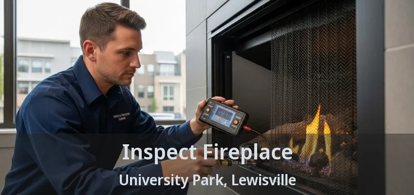 Inspect Fireplace University Park, Lewisville - TX