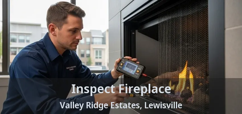 Inspect Fireplace Valley Ridge Estates, Lewisville - TX