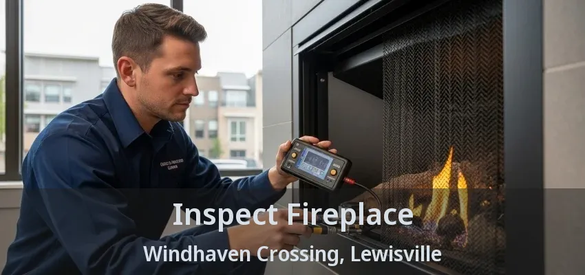 Inspect Fireplace Windhaven Crossing, Lewisville - TX