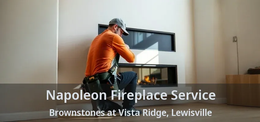 Napoleon Fireplace Service Brownstones at Vista Ridge, Lewisville - TX