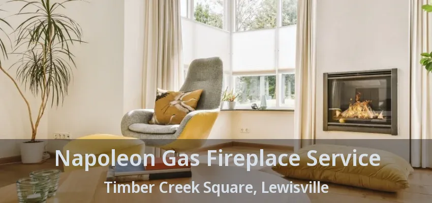 Napoleon Gas Fireplace Service Timber Creek Square, Lewisville - TX