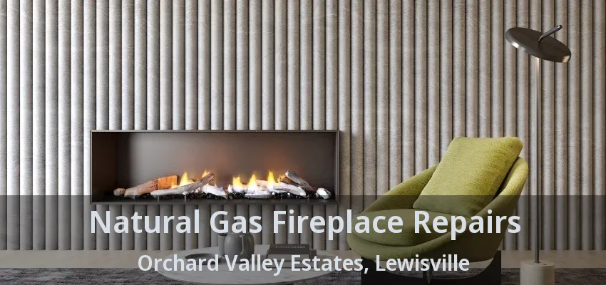 Natural Gas Fireplace Repairs Orchard Valley Estates, Lewisville - TX